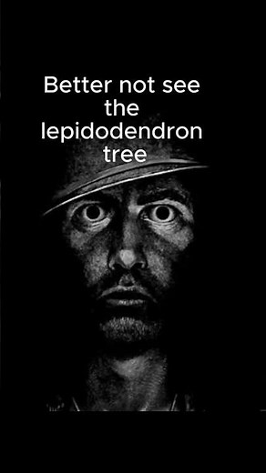 When you see the lepidodendron tree #scary #creepy #memes