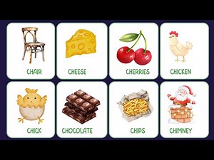 Fun 'CH' Sound Words for Kids! 🎵 | Learn to Read & Pronounce 'CH' Words || Digraph