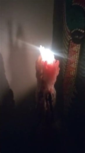 What do you see in the shadows on the walls? Candle magic reveals things in many ways.