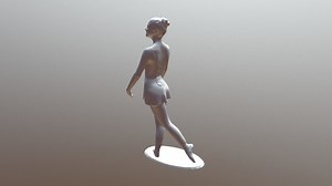 Ballerina 1 - 3D model by 3dvisuals