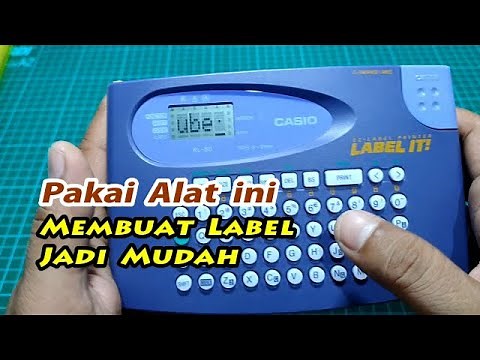 UNBOXING CASIO LABEL IT PRINTER KL60L