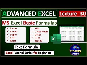Microsoft Excel TEXT Function in Hindi | Are You Properly Using TEXT Formula in Excel? | Lecture-30