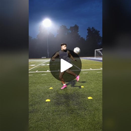 Night Session Football Training Under Lights