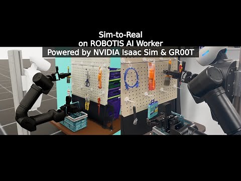 AI WORKER #8: Sim2Real Mastered with NVIDIA Isaac Sim & GR00T