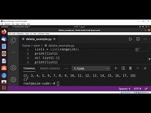 del Statement In Python