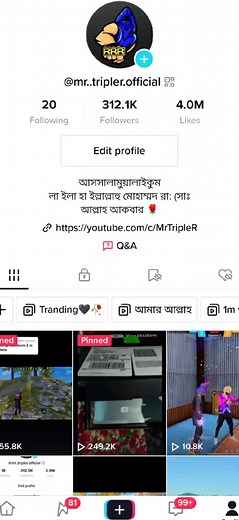 Exploring the Dynamic Profile of @mr.triple.official