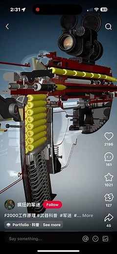 F2000 Full-Auto Rifle Explained | 3D Animation Breakdown