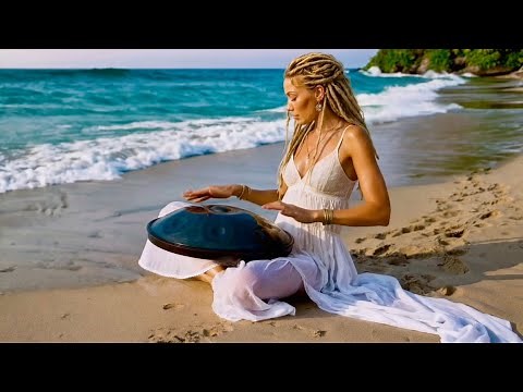 1 Hour Handpan Energy recovering | Healing Meditation with Gentle Wave Sounds