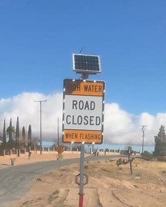 18K views · 35 reactions |  Flood Safety Reminder  Crews have installed flashing flood warning signs in areas prone to flooding, where rain brings debris and sediment, making crossings dangerous. With rainfall expected, remember: Turn Around, Don’t Drown. Avoid flooded roads and find a safer route. Stay alert and stay safe! | City of Hesperia | Facebook