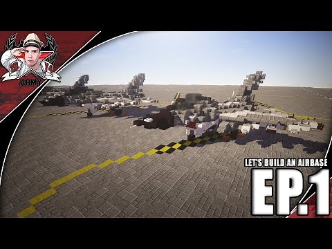 Minecraft: Let's Build an Airbase Ep.1 | Plans for the Base!
