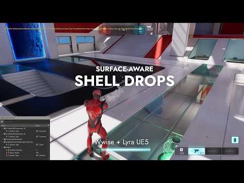 Surface-Aware Shell Drops | Lyra UE5 + Wwise