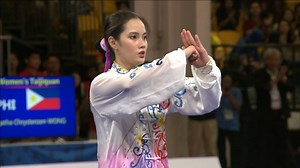3.2M views · 86K reactions | Agatha Wong won the gold medal in the women's taijiquan event of the wushu competition in the 30th Southeast Asian Games. For more #SEAGames2019 content, visit https://bit.ly/2DJpL25! #SamaSamaSaSEAGames #WeWinAsOne | One Sports | Facebook