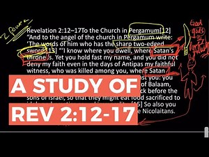 Pergamum - Revelation 2:12-17 | Scripture Study