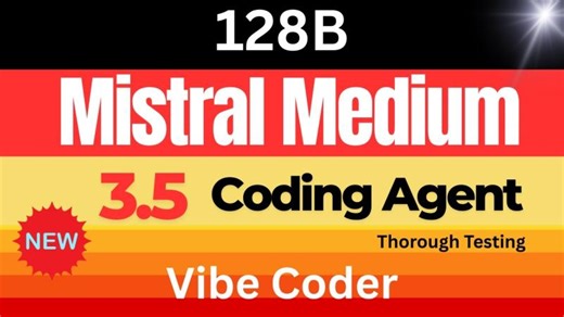 Mistral Medium 3.5 128B: Built for Long Stretches on Coding: Full Testing | Jen Person