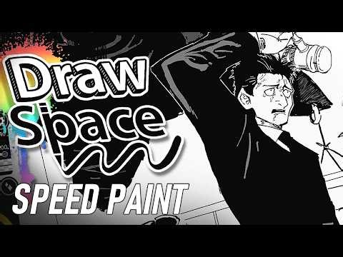 Roblox DRAW SPACE Hiromi Higuruma SPEED PAINT!