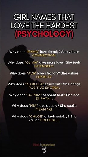 Names That Love With Their Whole Heart #shorts #psychologyfacts #emotionalconnection