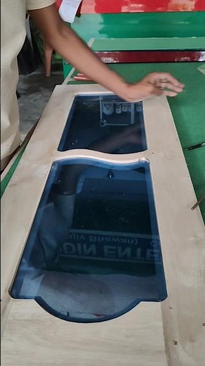 mastering glass cutting for wooden windows #glassfitting #windowframe