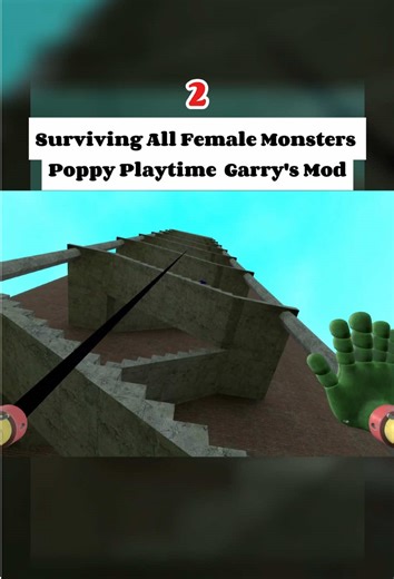 Surviving all female monsters poppy playtime Garry’s mod #poppy #poppyplaytime #poppyplaytime5 #poppyplaytimechapter5 #chapter5