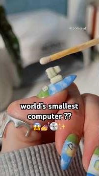 #ad // 3D mini nails for @windows !! 🥳💿 #MicrosoftWindowsPartner #Windows40th #nails #nailart #diy