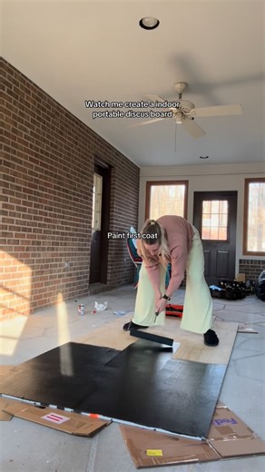 Rachel Dincoff, OLY on Instagram: "I’m making this so I can throw off of it into a net indoors 🥏🥅 #trackandfield #discusthrow #diy #athlete #womenssports"