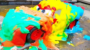 164K views · 1.8K reactions | Learn Colors With Rainbow Bubble For Kids. Disney Cars Lightning McQueen Car Wash | Sugarinobearus | Facebook