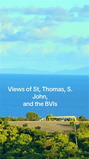 Many islands. One backyard view. 🌴🌊 Looking out from my home on St. Croix toward St. Thomas, St. John, and the British Virgin Islands on a clear Caribbean day. This is island living—quiet, breezy, and unreal. Would you wake up to this? 👀☀️ #LivingStCroix #IslandViews #CaribbeanLife #USVI #BVI