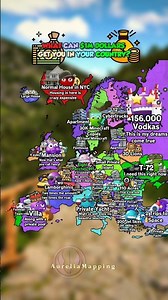 What can $1M Dollars get you in your country? 🤑🗺️ #europe #mapping #geography #maps