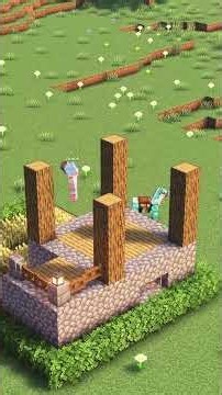 Minecraft Easy Starter House | Tutorial🏠61 #minecraft