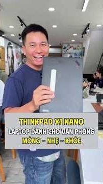 ThinkPad X1 Nano - A thin, light, and powerful laptop for the office.