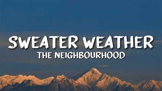 The Neighbourhood - SWEATER WEATHER (Lyrics) #theneighbourhood #sweaterweather #lyrics #musicloudz #music #fyp #reels | MusicLoudz