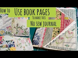 Use up BOOK PAGEs for this no sew mini journal. Feb VIP journal Amity Bloom inspired