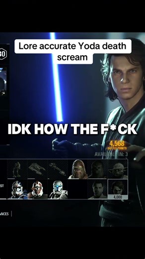 Accurate Yoda Scream #like #subscribe #share #starwars #battlefront2 #yoda