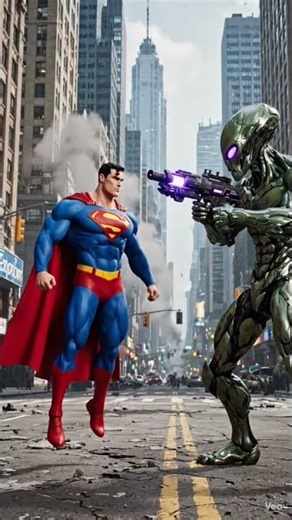 Superman vs alien fight