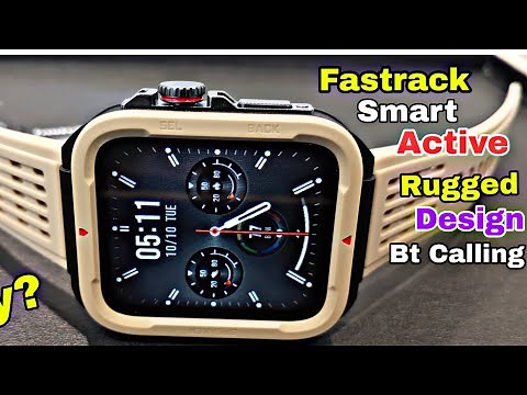 Fastrack Smart Active Rugged Design Smart watch Review |Fastrack Bt Calling Watch |Tech Fahed