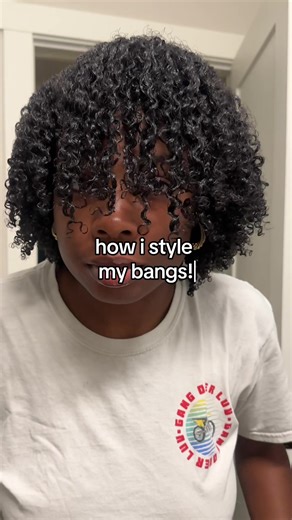 Bang Styling Tutorial for Curly Hair