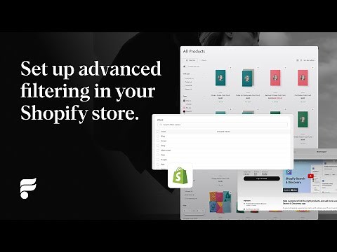 How to use Shopify's 'Search and Discovery' app for advanced filtering options