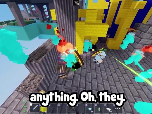 Roblox Bedwars, But my FARMING KIT is RANDOM Part 3 #tanqr #roblox #gaming #fypシ