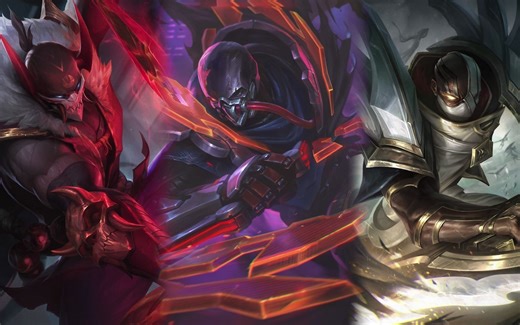 【皮肤对比：派克】腥红之月 VS 源计划:毁灭 VS 光明哨兵