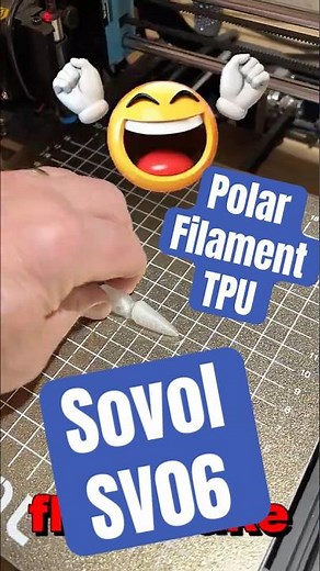 Tinkercad Articulated Flexi Snake & Polar Filament TPU 💯🔥 Sovol SV06