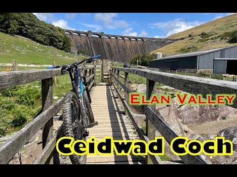 The Ceidwad Coch mountain bike route at Elan Valley
