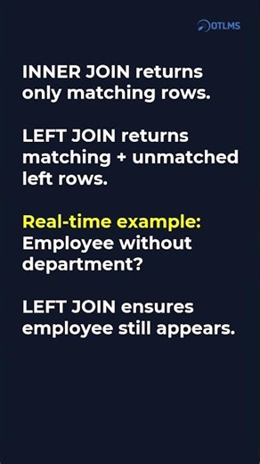 Oracle SQL PLSQL interview- INNER vs. LEFT JOIN