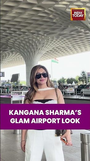 Kangana Sharma’s Glam Airport Apperance | Bollywood | Entertainment