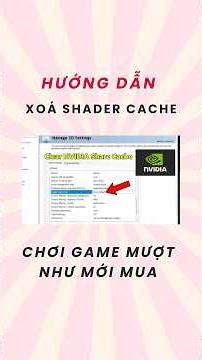 Instructions for clearing Shader cache for better VGA performance. #pc #pcgaming #pctrick #pctips