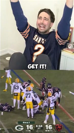 Bears Fan Reacts to COMEBACK vs Packers!
