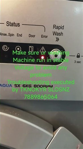 Run washing machine on stable Voltage