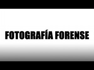 Fotografía Forense | Criminalística
