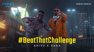 The much-awaited track by Arivu & RAGA is here, and it's power-packed just like the new #realmenarzo50! If you love this song, join the #BeatThatChallenge and recreate it on your Instagram reels. Share your entries, tagging realme & Amazon India, and add #BeatThatChallenge, #realmenarzo50 & #MightyPerformanceBoosted. 5 lucky winners stand a chance to #win* their very own realme narzo 50 device. First Sale at 12 PM, 3rd March, on realme.com & Amazon India. #Contest *T&C Apply | realme