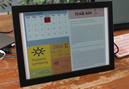 Review of XIAO ePaper DIY Kit EE02 13.3-inch color E-Ink display with SenseCraft HMI and Arduino - CNX Software