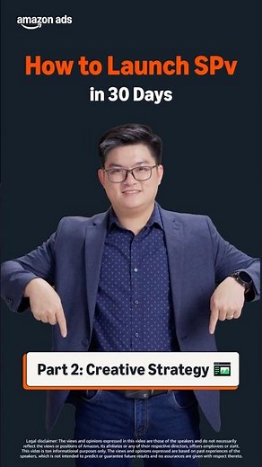 Amazon Ads | Launch Amazon SPv in 30 Days: The AI Shortcut