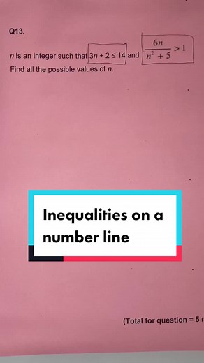 Number Line Inequalities in GCSE Maths
